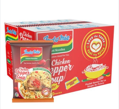 Indomie Noodles Chicken Peppersoup - 100g x 40